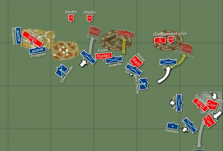 FoG Renaissance Battle Map Louis XIV French vs TYW Catholics